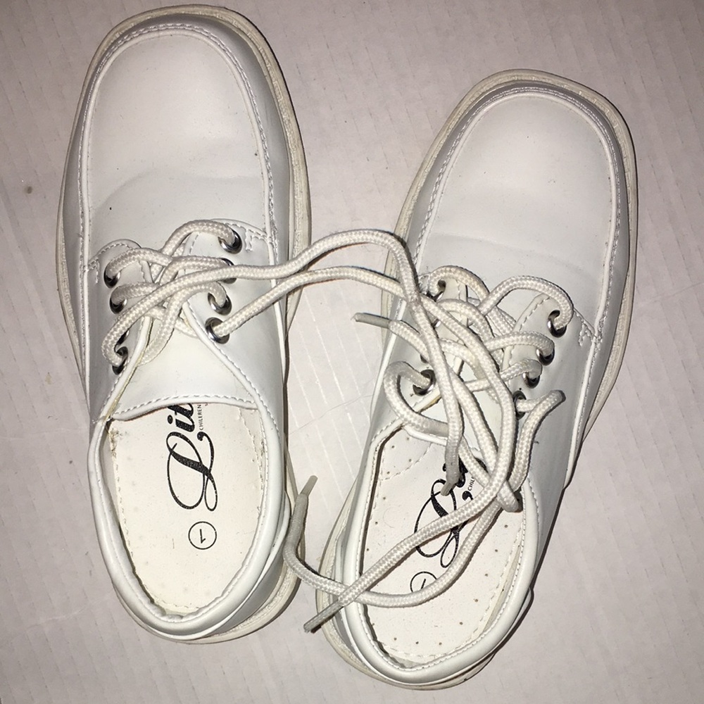 Classic White Kids Shoes